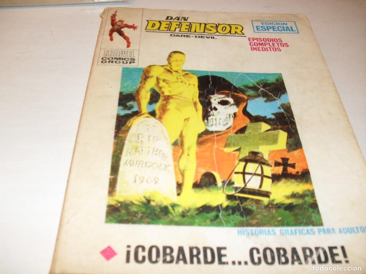 C&oacute;mics: DAN DEFENSOR 22:COBARDE...COBARDE&iexcl;&iexcl;&iexcl;,(DE 48),VERTICE,1969.TEBEO DIFICIL - Foto 1