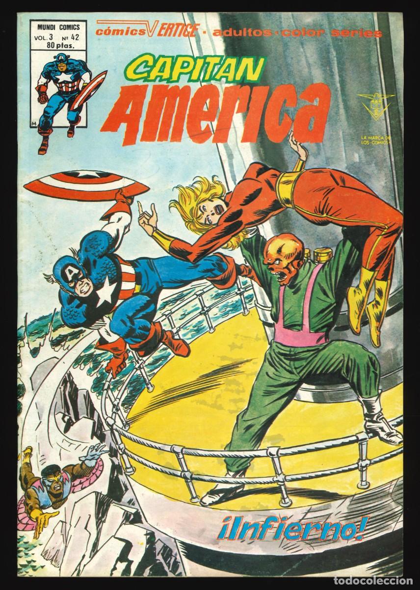 C&oacute;mics: CAPIT&Aacute;N AM&Eacute;RICA (V.3) - EDICIONES V&Eacute;RTICE / N&Uacute;MERO 42 - Foto 1