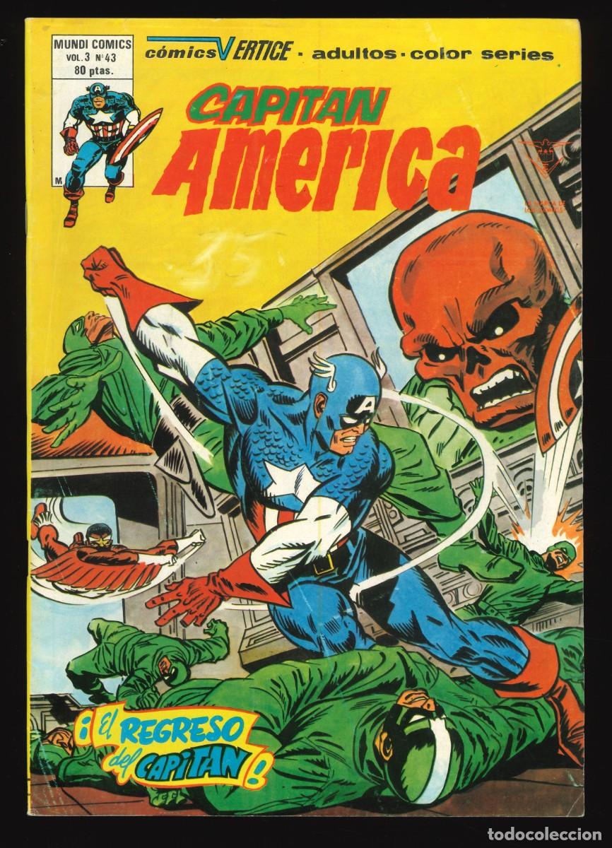 C&oacute;mics: CAPIT&Aacute;N AM&Eacute;RICA (V.3) - EDICIONES V&Eacute;RTICE / N&Uacute;MERO 43 - Foto 1