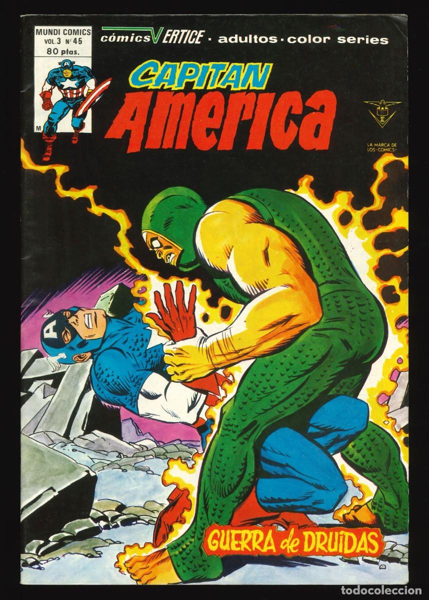 C&oacute;mics: CAPIT&Aacute;N AM&Eacute;RICA (V.3) - EDICIONES V&Eacute;RTICE / N&Uacute;MERO 45 - Foto 1