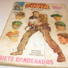 Fumetti: SARGENTO FURIA Nº1,EL PRIMERO:¡SIETE CONDENADOS¡.VERTICE,1972,TEBEO DIFICIL.