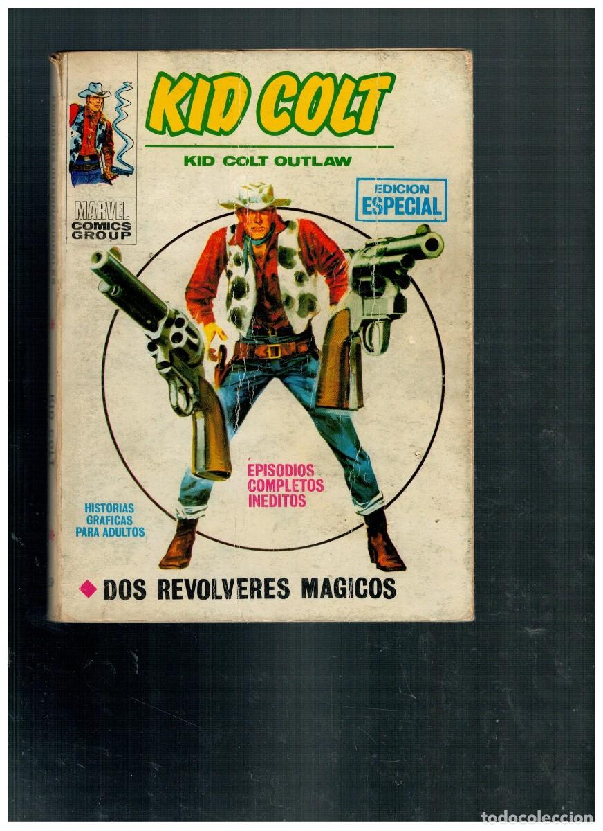 C&oacute;mics: KID COLT 9. DOS REVOLVERES MAGICOS. V&Eacute;RTICE TACO. - Foto 1