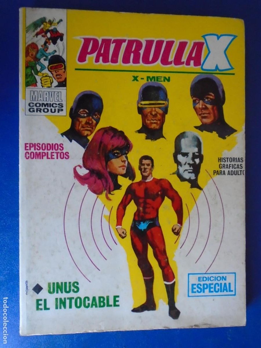 C&oacute;mics: (COM-221207)VERTICE PATRULLA X - UNUS EL INTOCABLE N&ordm;4 - Foto 1