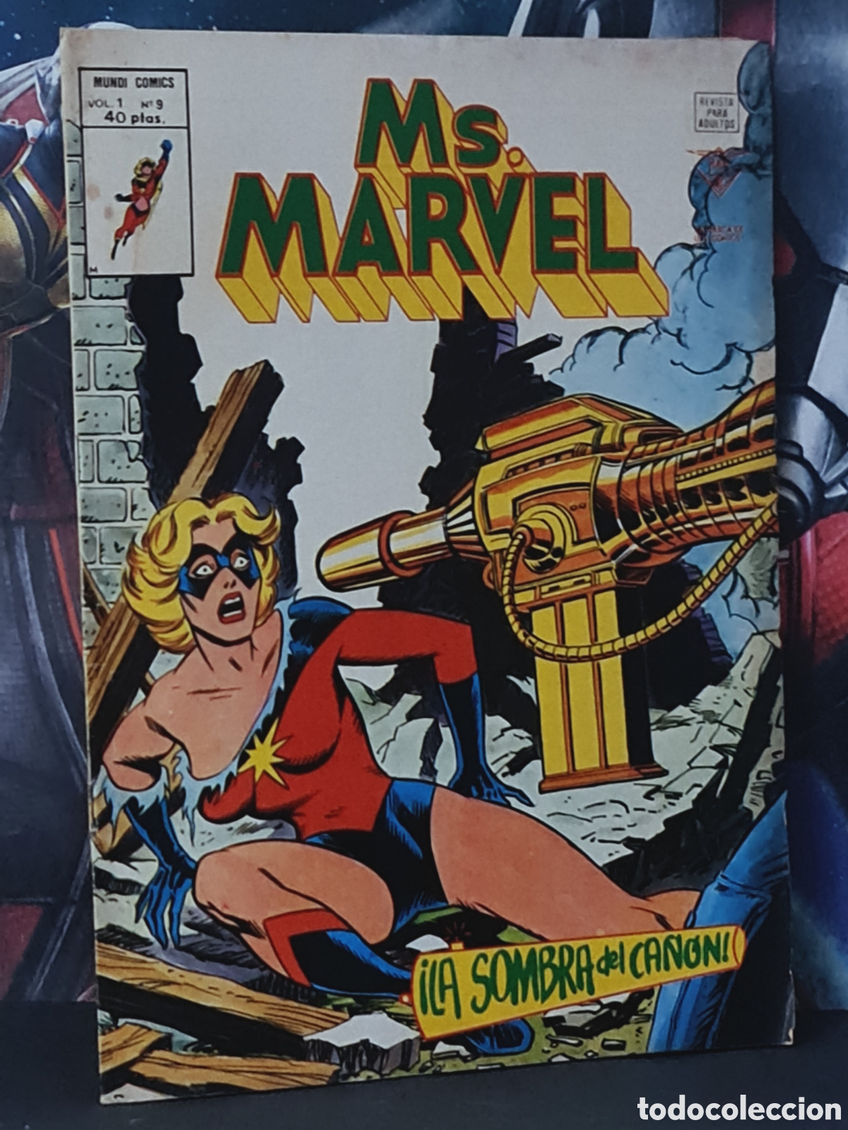 C&oacute;mics: BUEN ESTADO MS MARVEL 9 LA SOMBRA DEL CA&Ntilde;&Oacute;N GRAPA EDICIONES VERTICE - Foto 1
