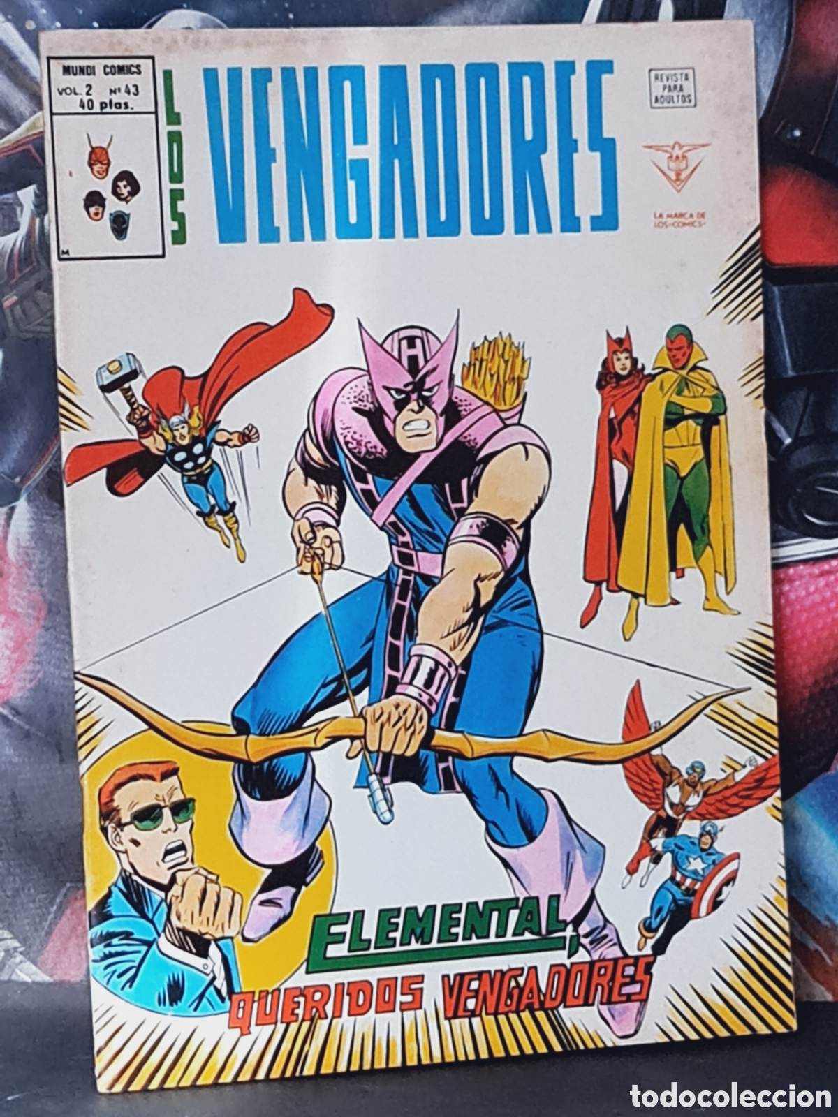 C&oacute;mics: LOS VENGADORES 44 VOL II ELEMENTAL QUERIDOS NORMAL ESTADO GRAPA EDICIONES VERTICE - Foto 1