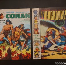 Cómics: ANUAL 80 MUNDI COMICS LOS VENGADORES, CONAN THE BARBARIAN CONAN EL BARBARO, COMICS VERTICE, 1 Y 2