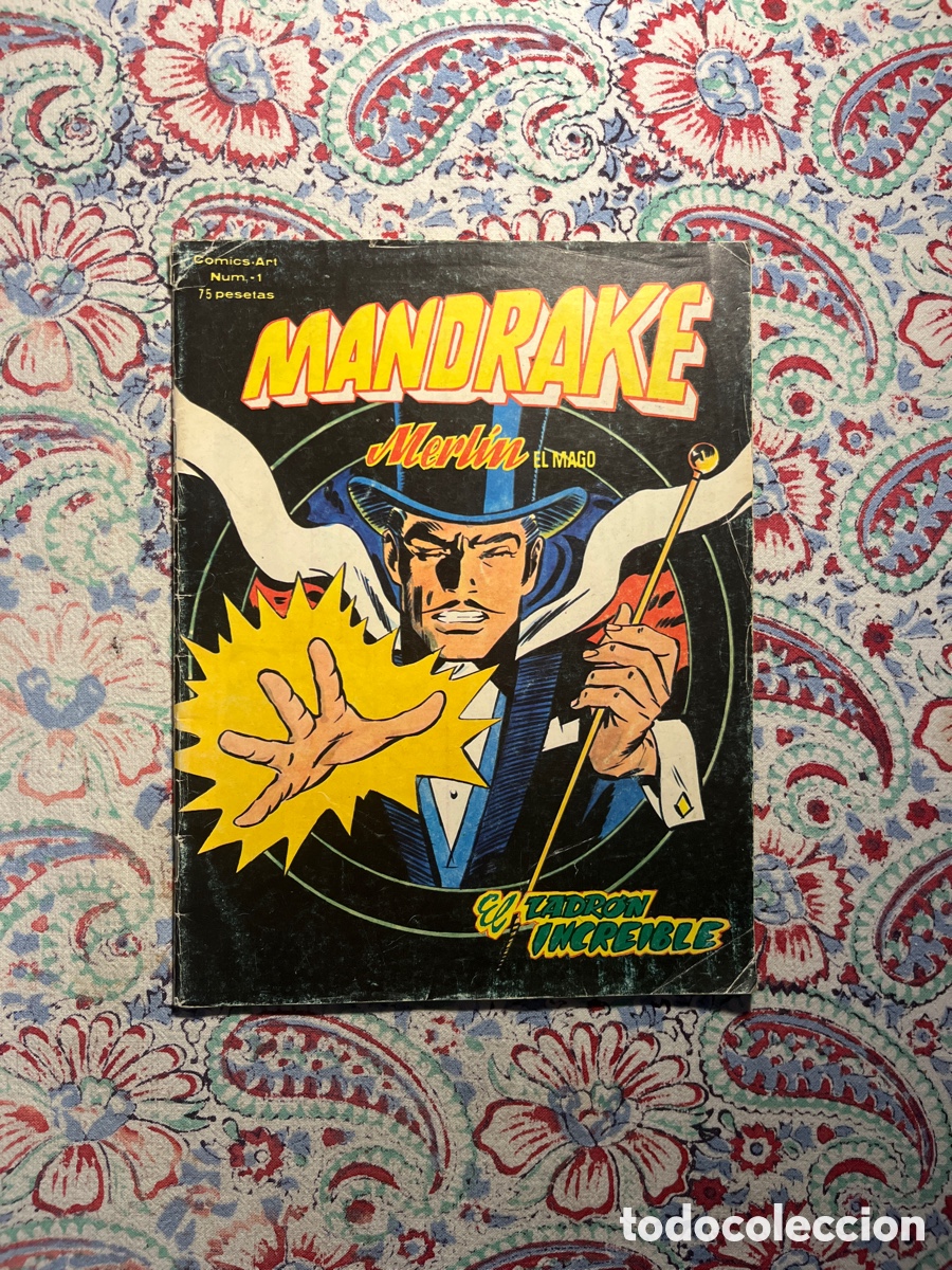 C&oacute;mics: MANDRAKE, MERLIN EL MAGO, NUMERO 1, COMICS ART, (EDICIONES VERTICE) - Foto 1
