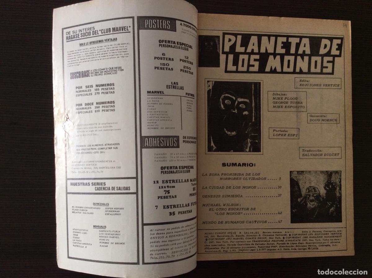 C&oacute;mics: EL PLANETA DE LOS SIMIOS VOL 2 N&Uacute;MERO 2 - Foto 2