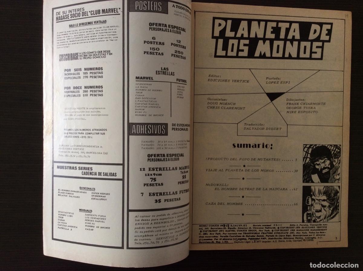 C&oacute;mics: EL PLANETA DE LOS SIMIOS VOL 2 N&Uacute;MERO 3 - Foto 2