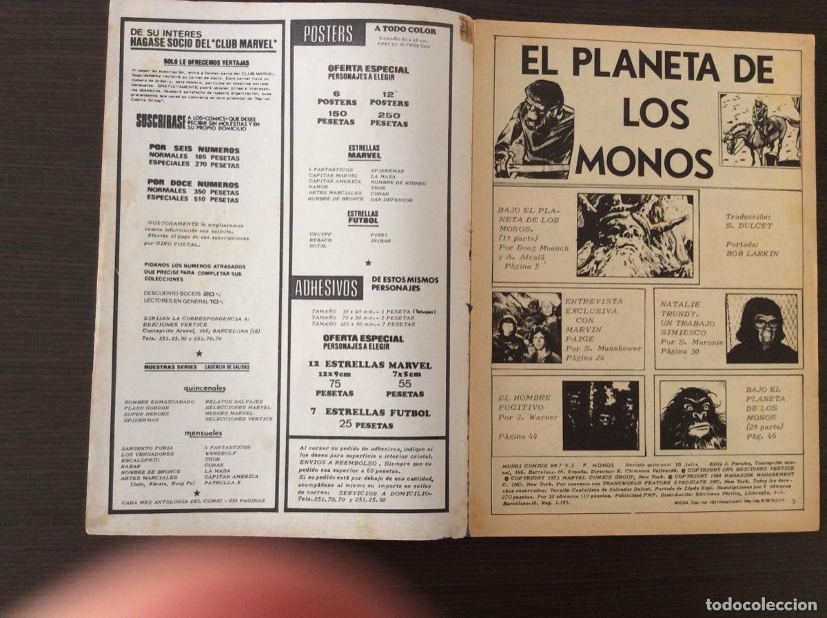 C&oacute;mics: EL PLANETA DE LOS SIMIOS VOL 2 N&Uacute;MERO 7 - Foto 2