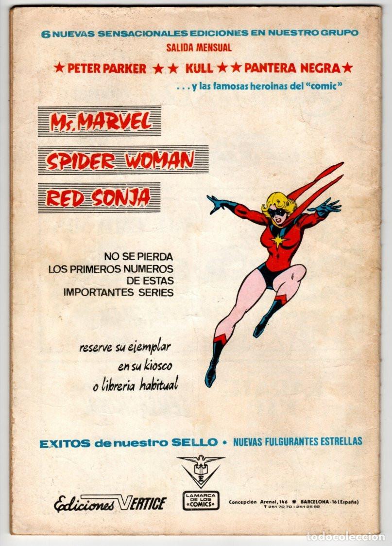 C&oacute;mics: INSUPERABLES n&ordm; 1 y 16 (Vertice V.1 1977/79) 2 comics. - Foto 7