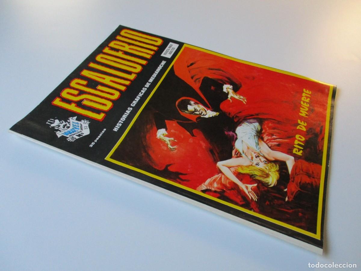 C&oacute;mics: ESCALOFRIO (1973, VERTICE) 53 &middot; X-1976 &middot; RITO DE MUERTE - Foto 2