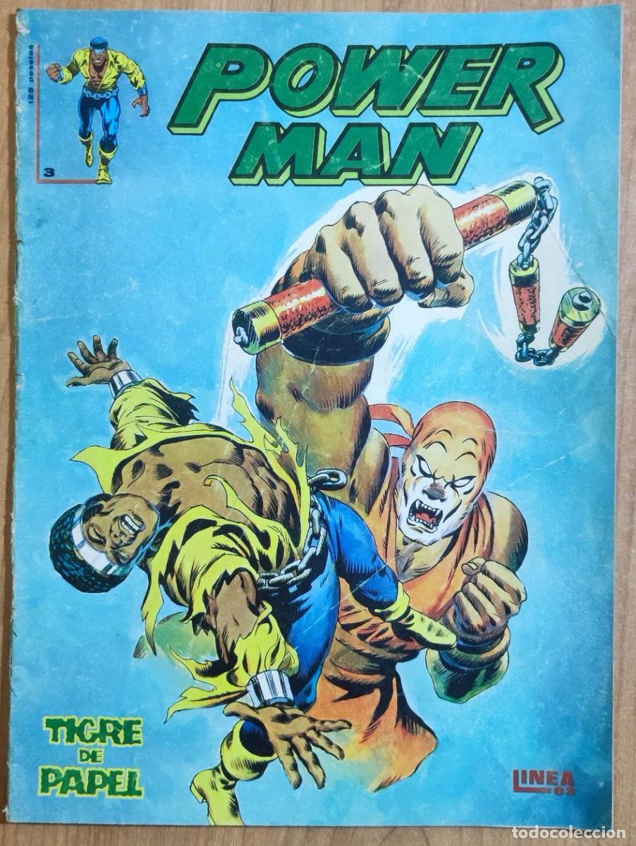 C&oacute;mics: POWERMAN N&ordm;3 TIGRE DE PAPEL - SURCO VERTICE. - Foto 1