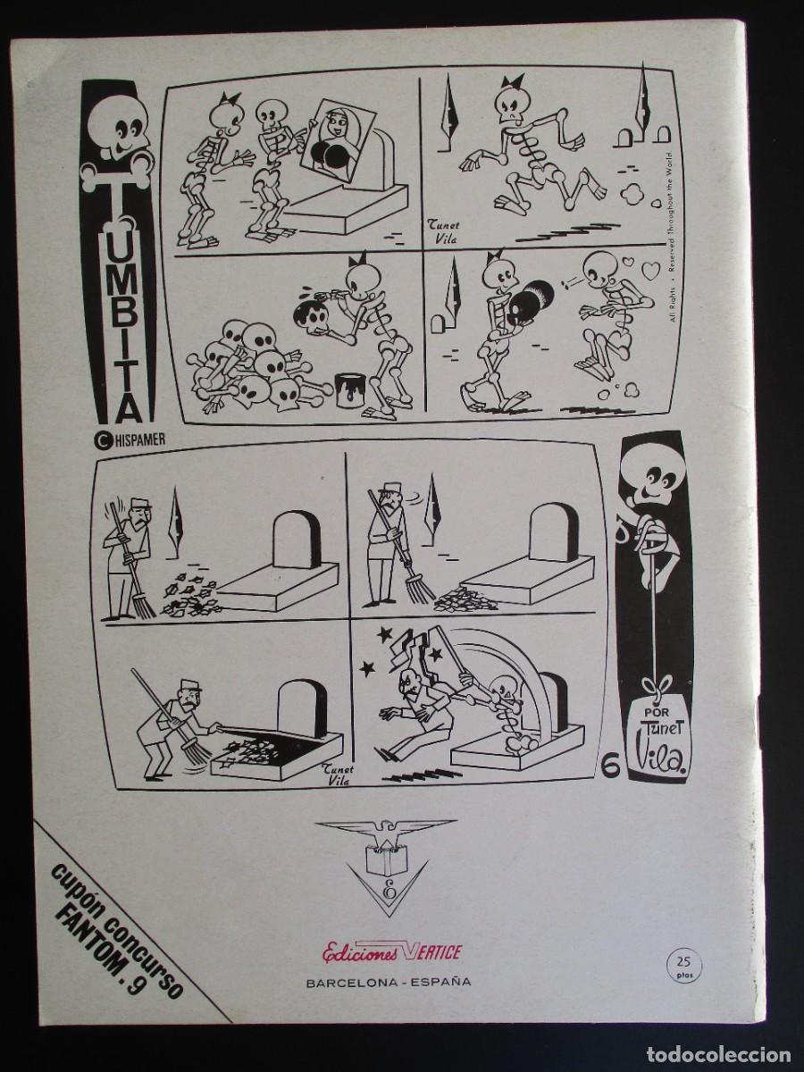 C&oacute;mics: FANTOM (1972, VERTICE) 9 &middot; 1973 &middot; EL HORROR ENCAPUCHADO- &iexcl;&iexcl;&iexcl;EXCELENTE !!! - Foto 3