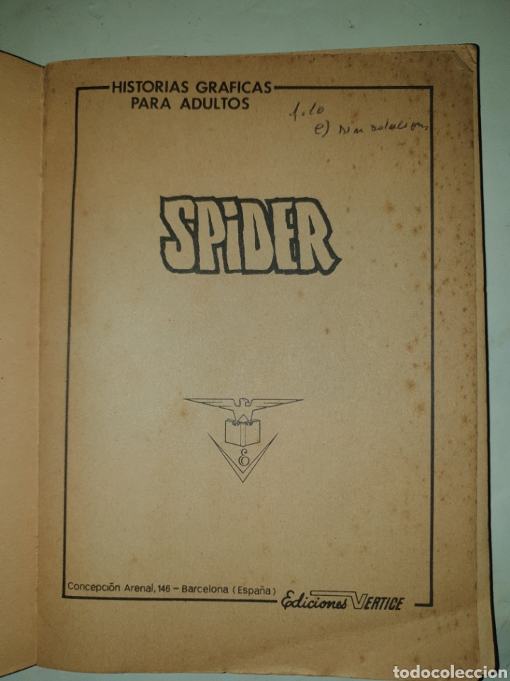 C&oacute;mics: SPIDER EL HOMBRE ARA&Ntilde;A. E.D. VERTICE. 1972 - Foto 2