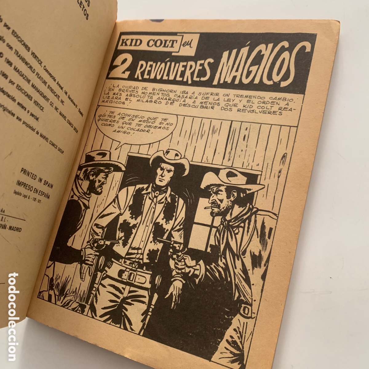C&oacute;mics: Taco vertice kid colt n&ordm; 9 dos revolveres magicos - Foto 5