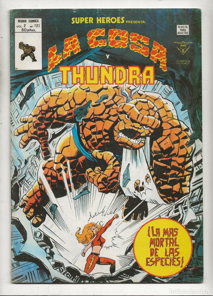 C&oacute;mics: LA COSA Y THUNDRA - VOL. 1 - N&ordm; 121 - V&Eacute;RTICE 1979 - Foto 2