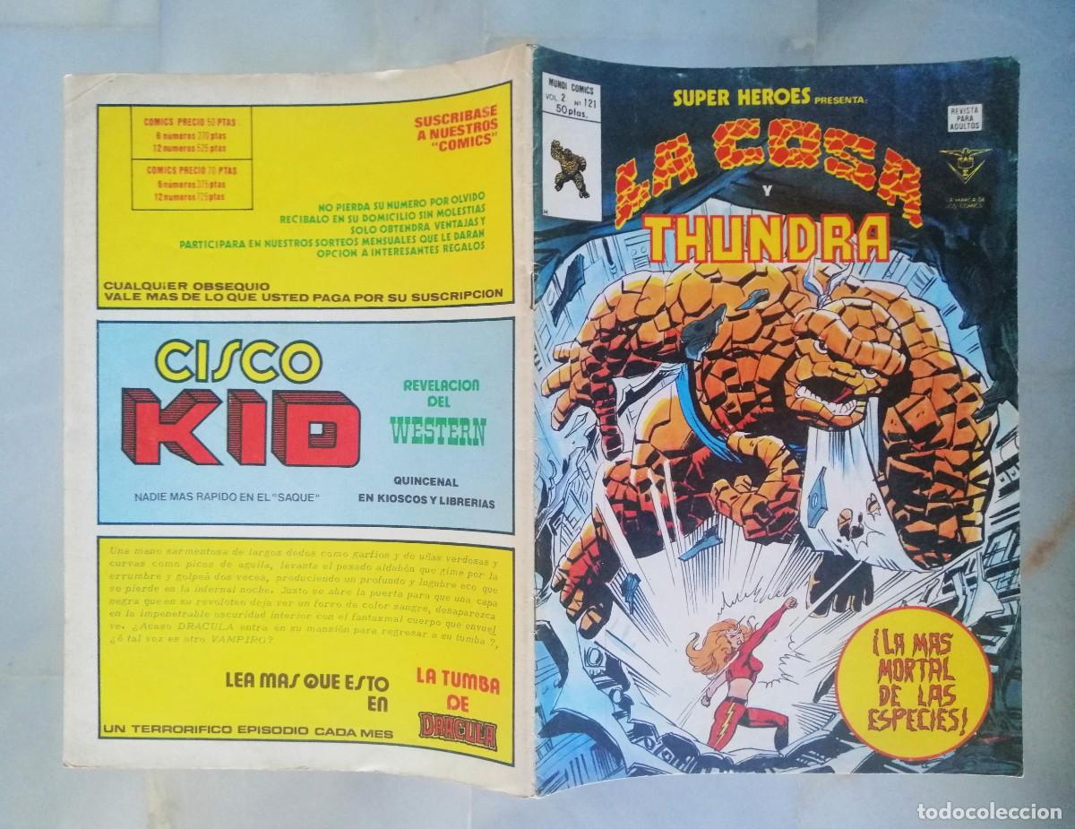 C&oacute;mics: LA COSA Y THUNDRA - VOL. 1 - N&ordm; 121 - V&Eacute;RTICE 1979 - Foto 1