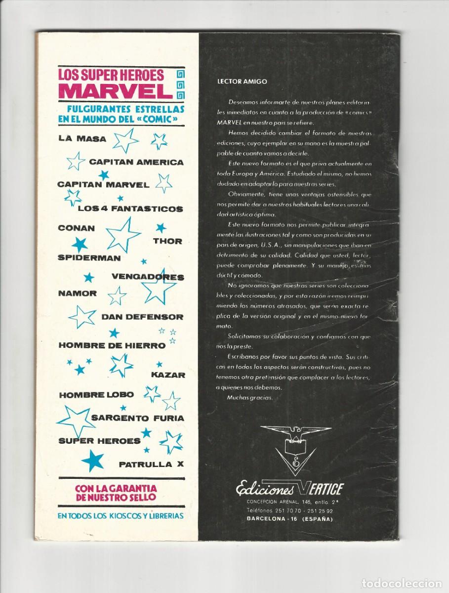 C&oacute;mics: V&eacute;rtice. Volumen 2. Sargento Furia. 4 - Foto 2