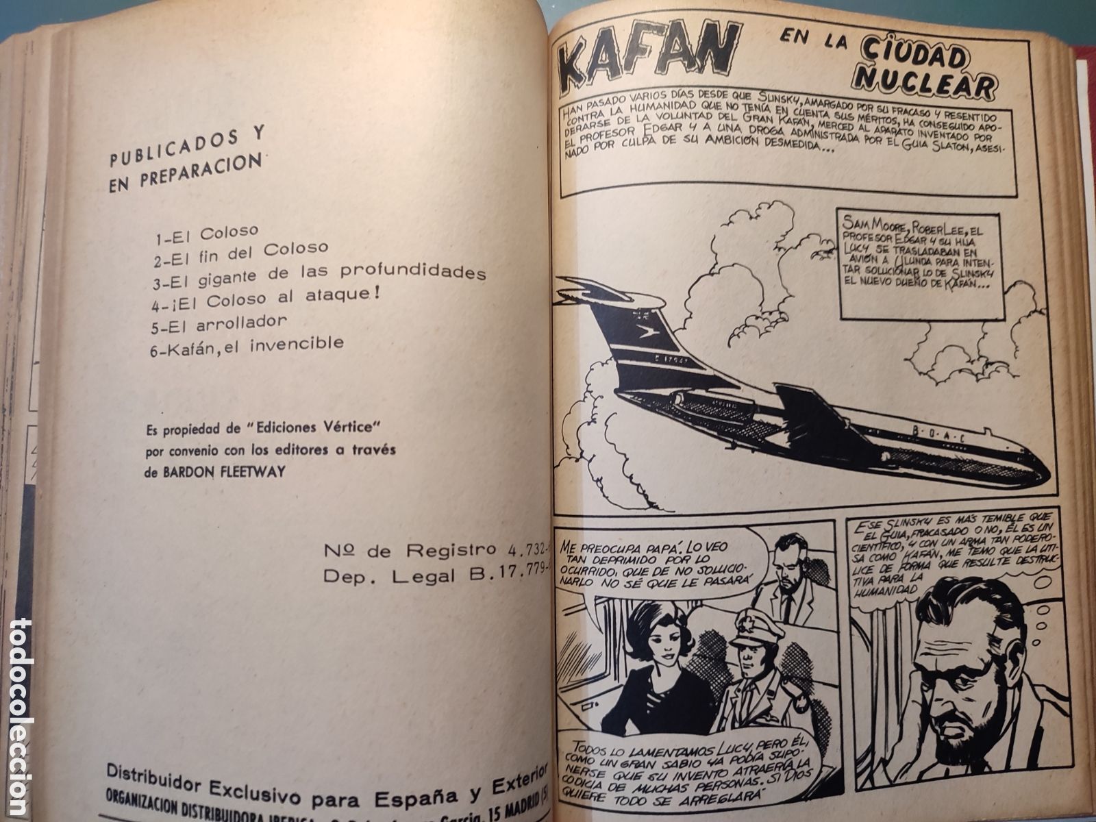 C&oacute;mics: Tomo con 12 Historietas Mytek el Poderoso.1965 - Foto 4