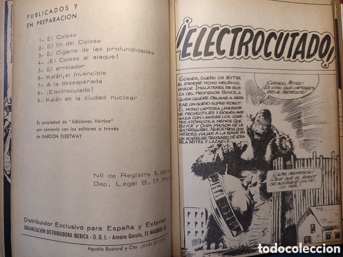 C&oacute;mics: Tomo con 12 Historietas Mytek el Poderoso.1965 - Foto 11