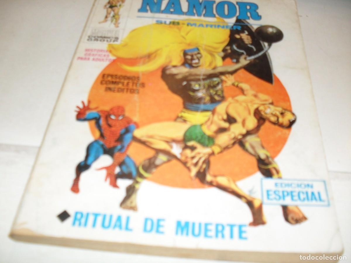 C&oacute;mics: NAMOR 18 RITUAL DE MUERTE,(de 33),VERTICE,1970.CON EL JAGUAR DE COMPLEMENTO. - Foto 1