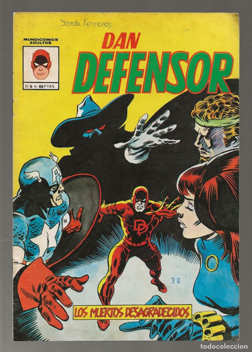 C&oacute;mics: DAN DEFENSOR N&ordm; 6 - 82 - LOS MUERTOS DESAGRADECIDOS - VERTICE - Foto 1