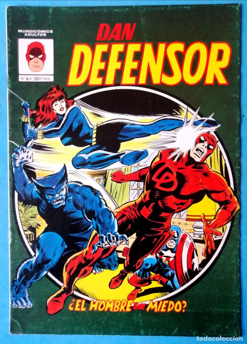C&oacute;mics: DAN DEFENSOR N&ordm; 4 - 81 - EL HOMBRE SIN MIEDO - VERTICE - Foto 1