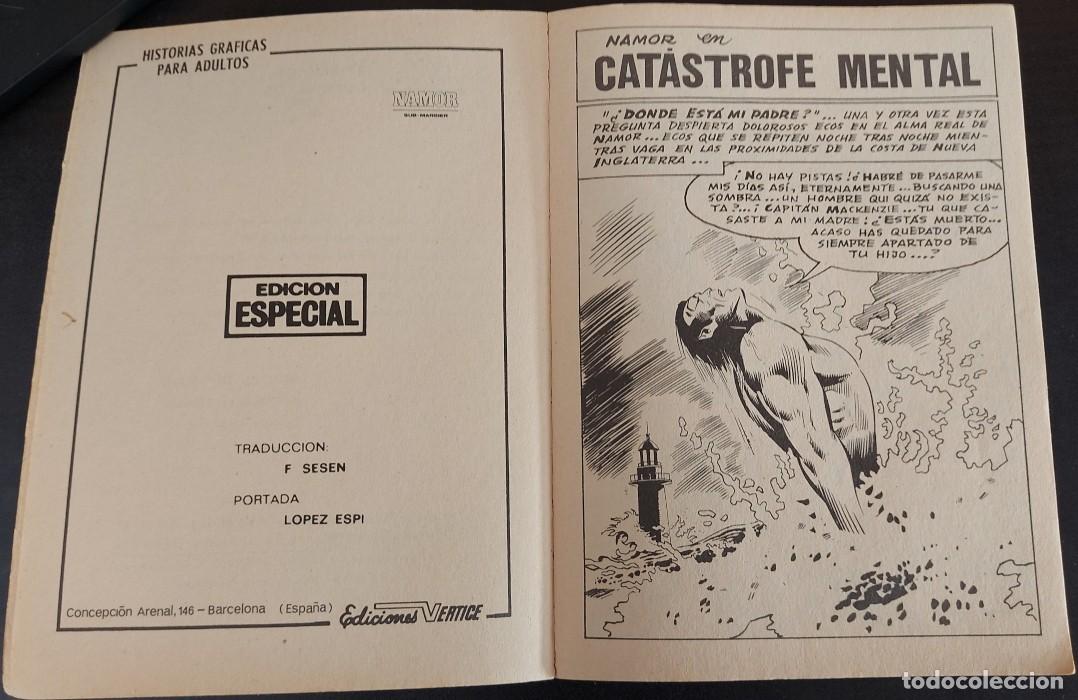 C&oacute;mics: Namor volumen 1 n&uacute;mero 20 de Ediciones V&eacute;rtice del A&ntilde;o 1972 - Foto 4