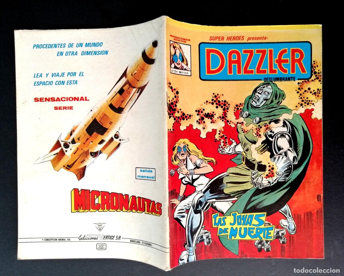 C&oacute;mics: DAZZLER - N&ordm; 2 - LAS JOYAS DE MUERTE - VERTICE 1981 - Foto 2