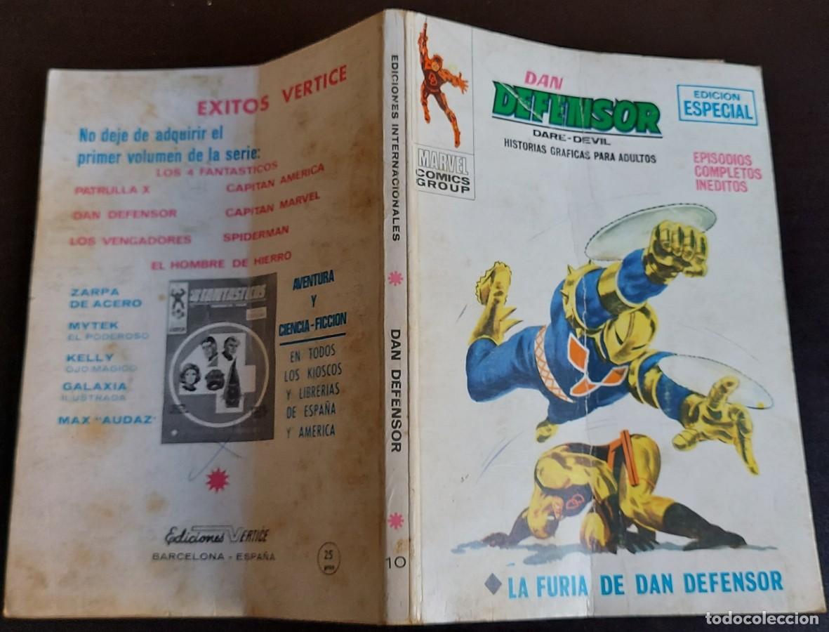 C&oacute;mics: Dan Defensor vol. 1 n&ordm; 10 - Ediciones V&eacute;rtice - A&ntilde;o 1970 - La Furia de Dan Defensor - Foto 1