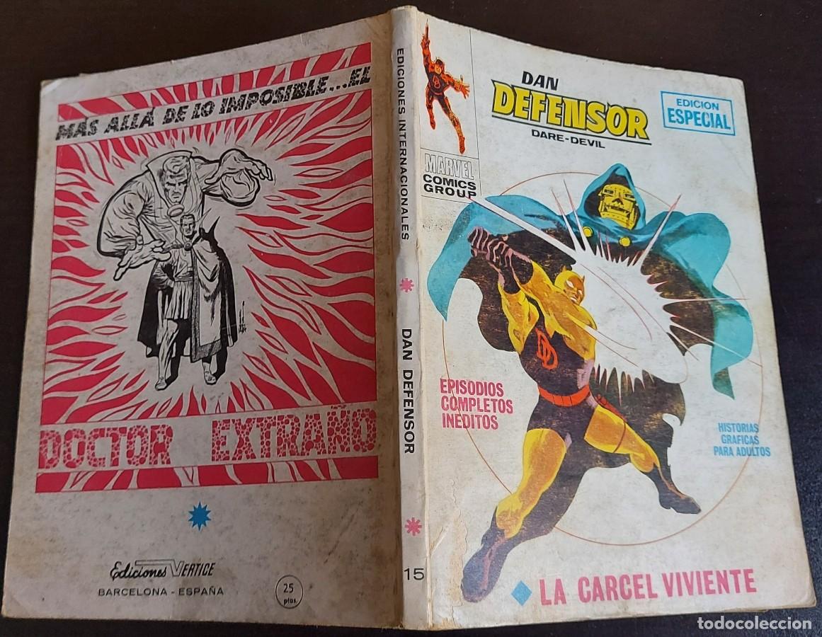 C&oacute;mics: Dan Defensor vol. 1 n&ordm; 15 - Ediciones V&eacute;rtice - A&ntilde;o 1970 - La C&aacute;rcel Viviente - Foto 1