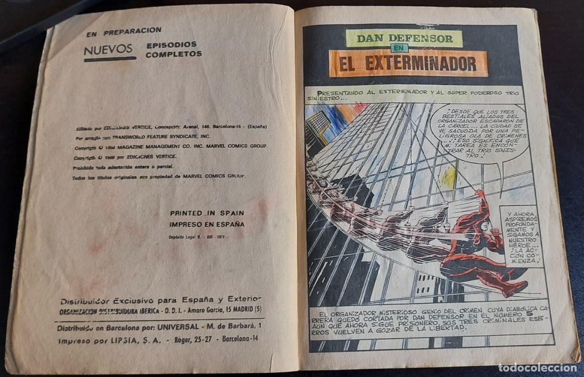 C&oacute;mics: Dan Defensor vol. 1 n&ordm; 16 - Ediciones V&eacute;rtice - A&ntilde;o 1971 - El Exterminador - Foto 2
