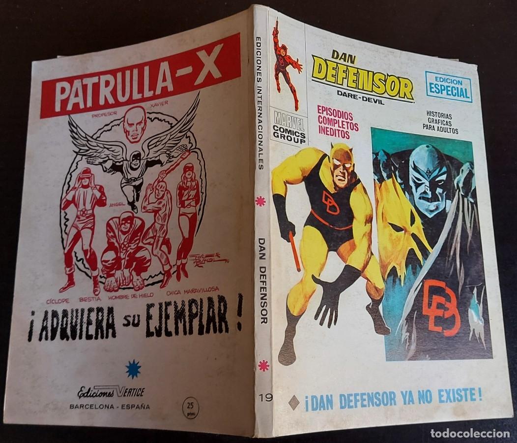 C&oacute;mics: Dan Defensor vol. 1 n&ordm; 19 - Ediciones V&eacute;rtice - A&ntilde;o 1971 - &iexcl;Dan Defensor ya no Existe! - Foto 1