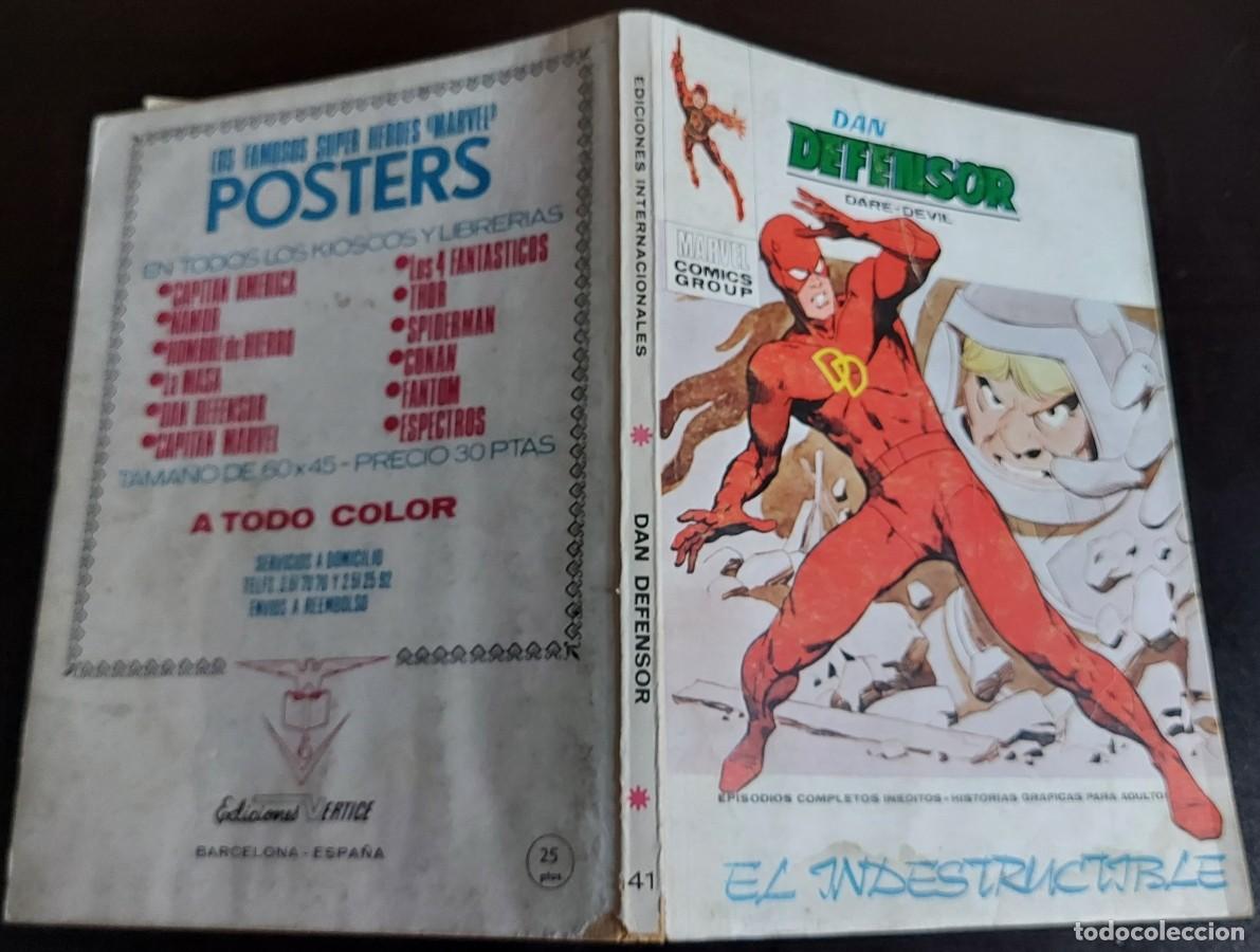 C&oacute;mics: Dan Defensor vol. 1 n&ordm; 41 - Ediciones V&eacute;rtice - A&ntilde;o 1973 - El Indestructible - Foto 1