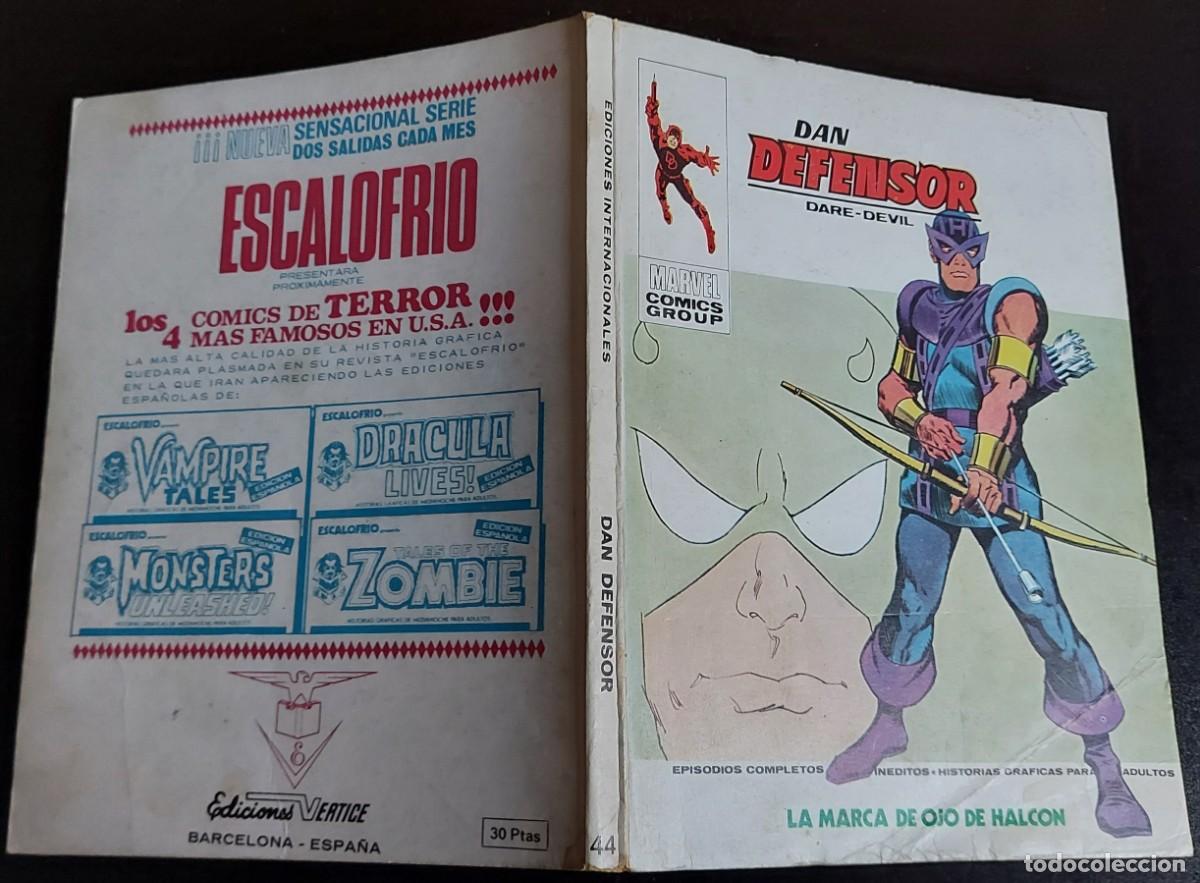 C&oacute;mics: Dan Defensor vol. 1 n&ordm; 44 - Ediciones V&eacute;rtice - A&ntilde;o 1973 - La Marca de Ojo de Halc&oacute;n - Foto 1