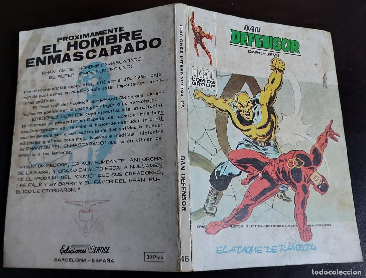 C&oacute;mics: Dan Defensor vol. 1 n&ordm; 46 - Ediciones V&eacute;rtice - A&ntilde;o 1973 - El Ataque de Ramrod - Foto 1