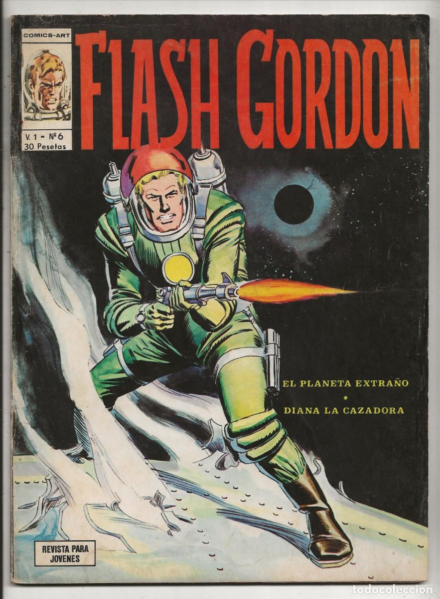C&oacute;mics: FLASH GORDON VOL. 1 N&ordm; 6 - EL PLANETA EXTRA&Ntilde;O - VERTICE 1974 - Foto 1