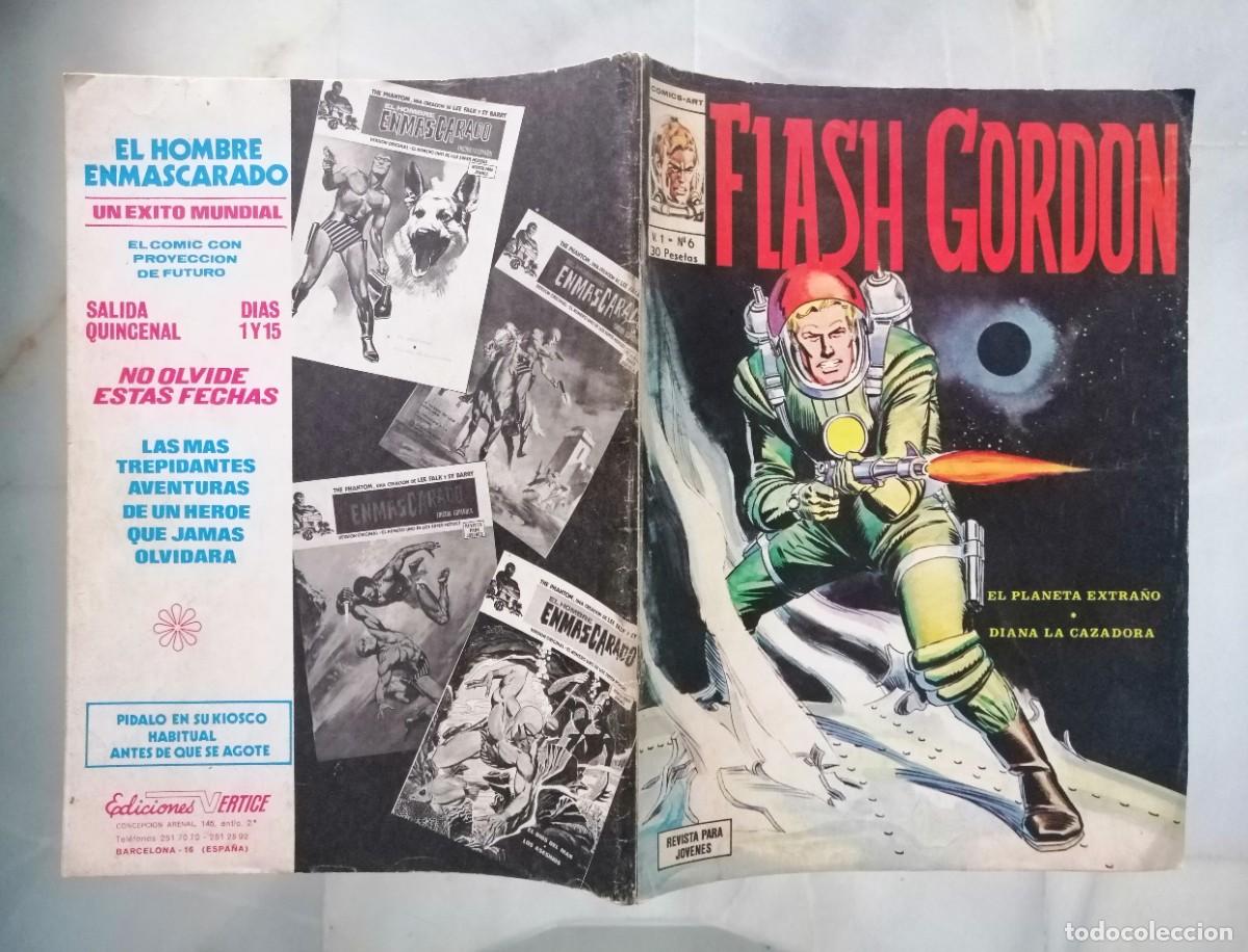 C&oacute;mics: FLASH GORDON VOL. 1 N&ordm; 6 - EL PLANETA EXTRA&Ntilde;O - VERTICE 1974 - Foto 3