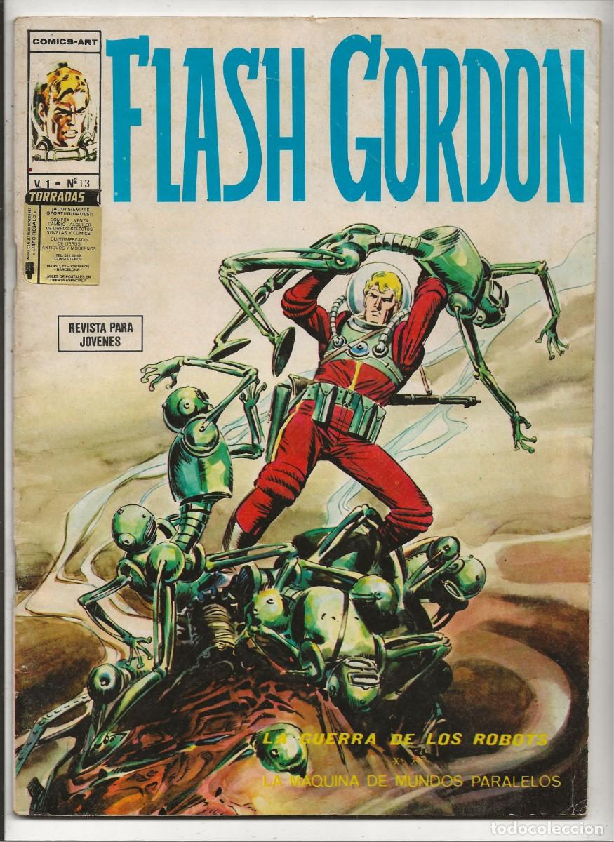 C&oacute;mics: FLASH GORDON VOL. 1 N&ordm; 13 - LA GUERRA DE LOS ROBOTS - VERTICE 1974 - Foto 1