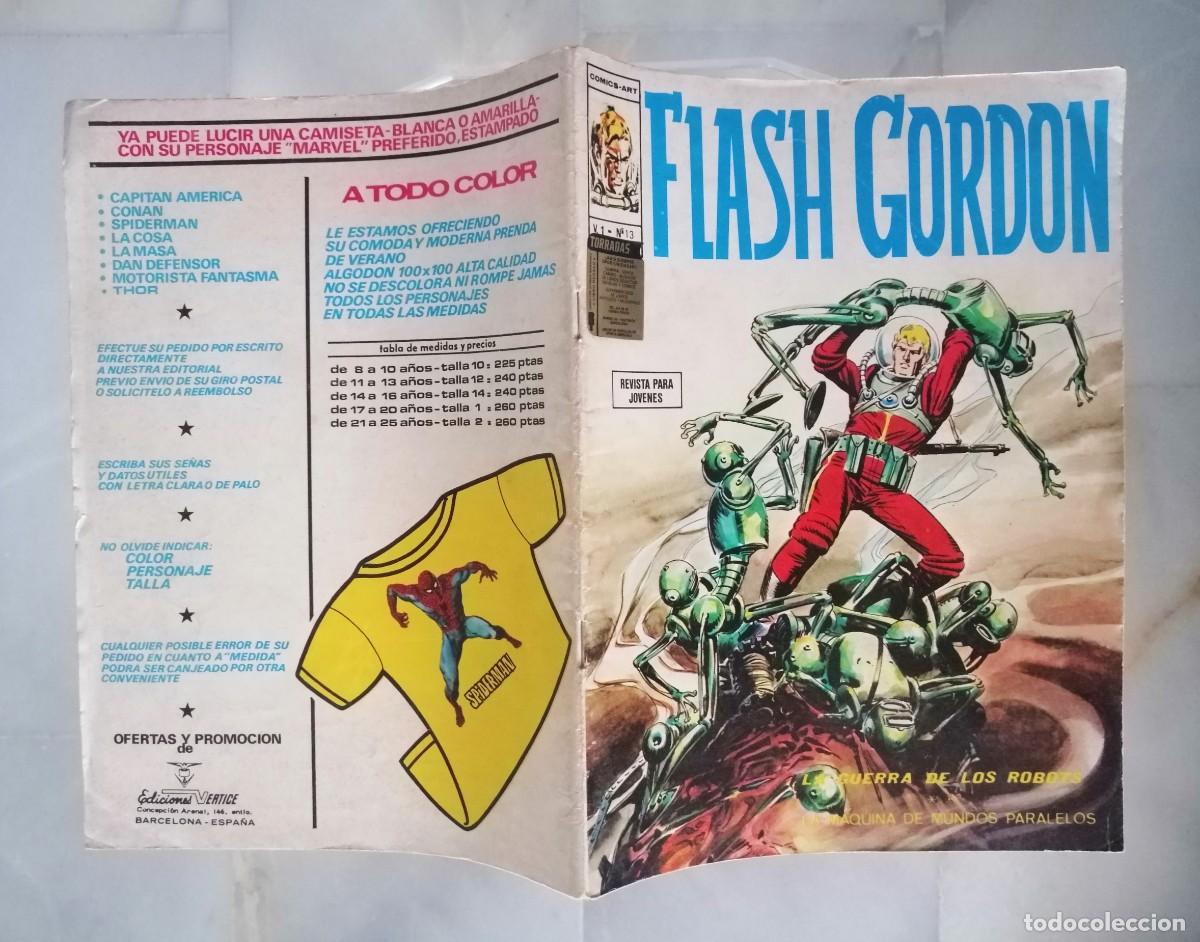 C&oacute;mics: FLASH GORDON VOL. 1 N&ordm; 13 - LA GUERRA DE LOS ROBOTS - VERTICE 1974 - Foto 3