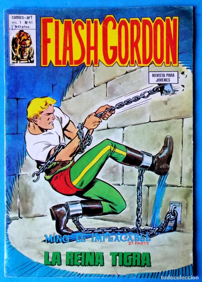 C&oacute;mics: FLASH GORDON - VOL. 1 - N&ordm; 41 - MING EL IMPLACABLE 2&ordf; PARTE LA REINA TIGRA - VERTICE - Foto 1