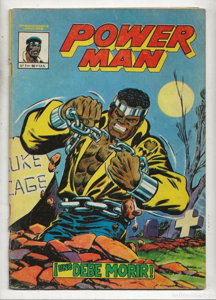 C&oacute;mics: POWER MAN N&ordm; 1 - 81 - &iexcl; UNO DEBE MORIR ! - VERTICE 1981 - Foto 1