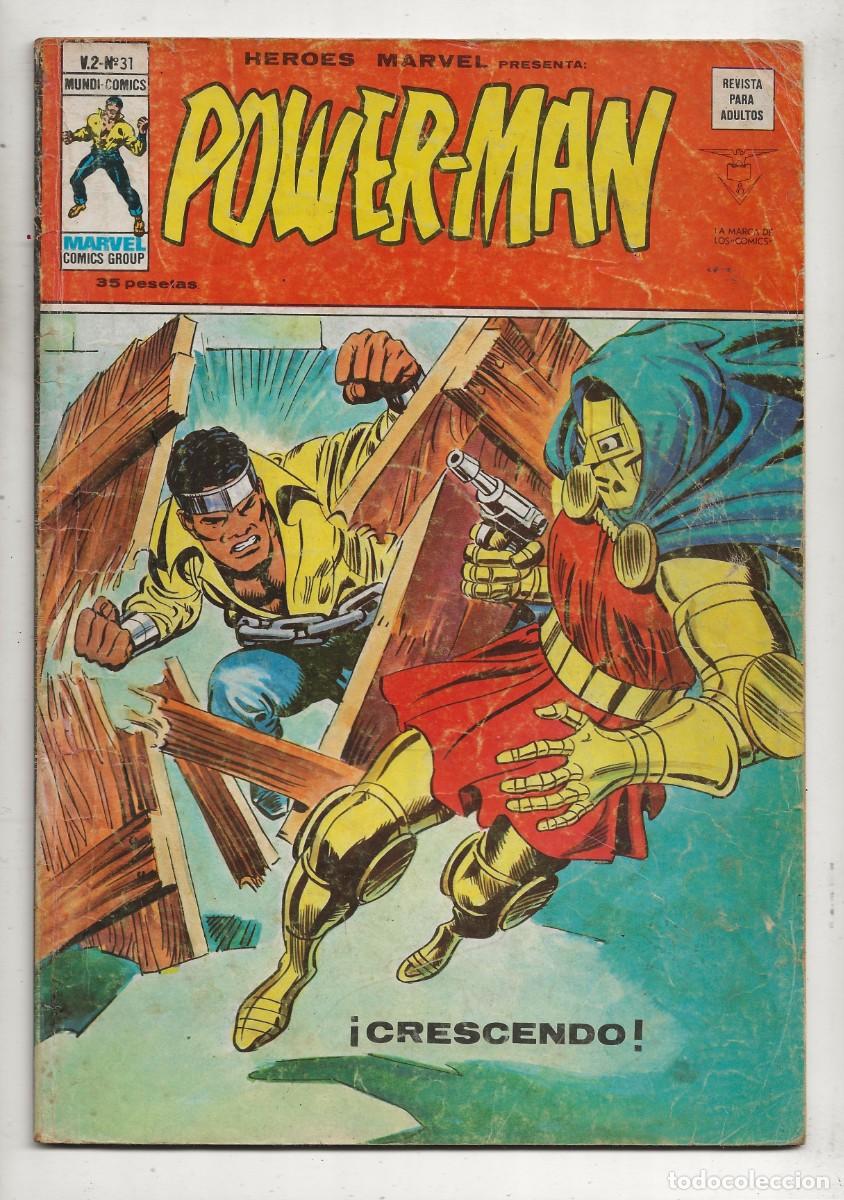 C&oacute;mics: POWER MAN VOL. 2 N&ordm; 31 - &iexcl; CRESCENDO ! - VERTICE 1976 - Foto 1