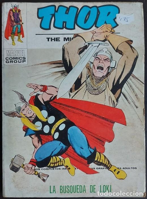 C&oacute;mics: Thor volumen 1 n&uacute;mero 35 - Ediciones V&eacute;rtice - A&ntilde;o 1973 - LA B&Uacute;SQUEDA DE LOKI - Foto 1