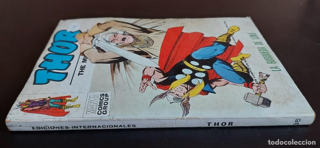 C&oacute;mics: Thor volumen 1 n&uacute;mero 35 - Ediciones V&eacute;rtice - A&ntilde;o 1973 - LA B&Uacute;SQUEDA DE LOKI - Foto 2