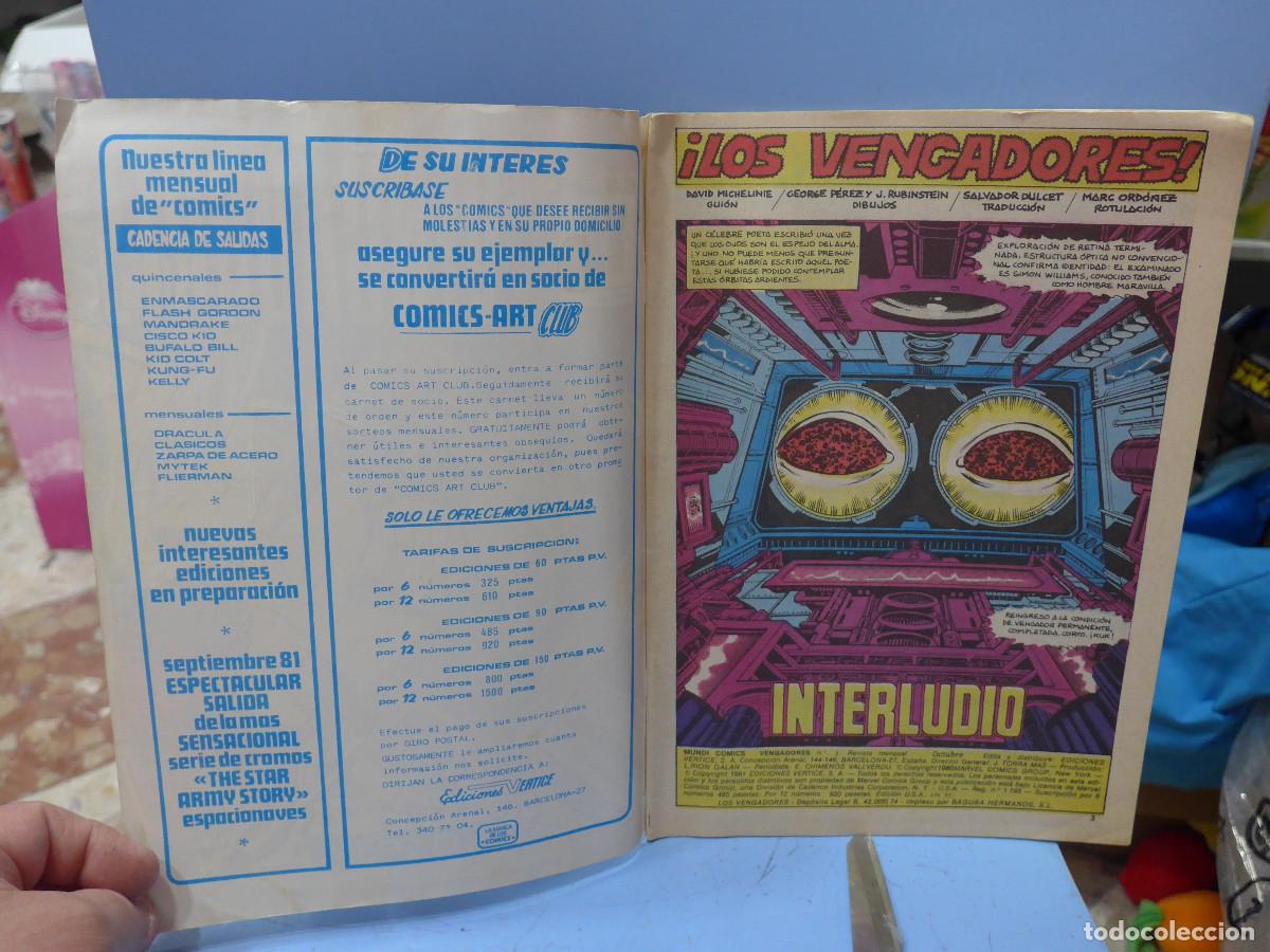 C&oacute;mics: LOS VENGADORES N&deg; 1 INTERLUDIO EDICIONES VERTICE - Foto 3