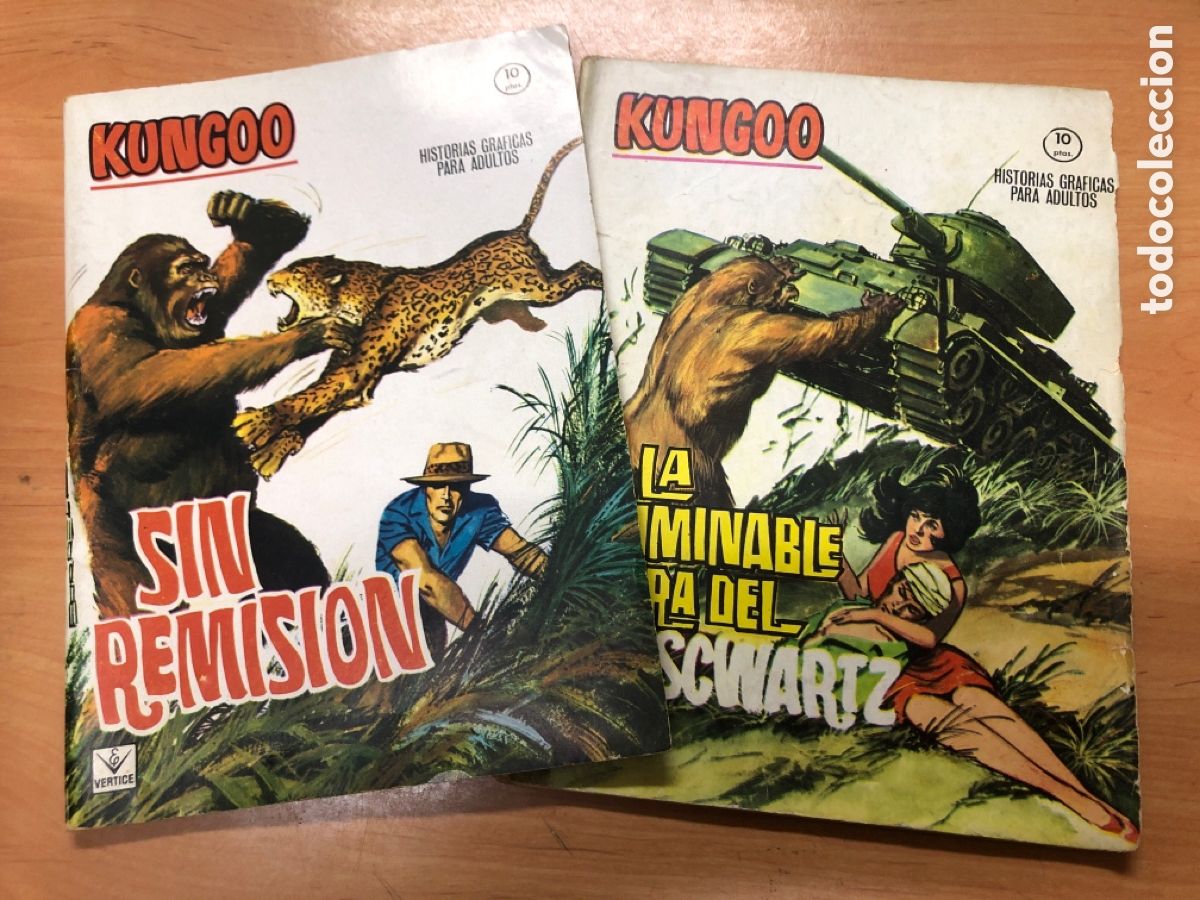 C&oacute;mics: COLECCION COMPLETA KUNGOO EDITORIAL VERTICE GRAPA 1 Y 2 - Foto 1