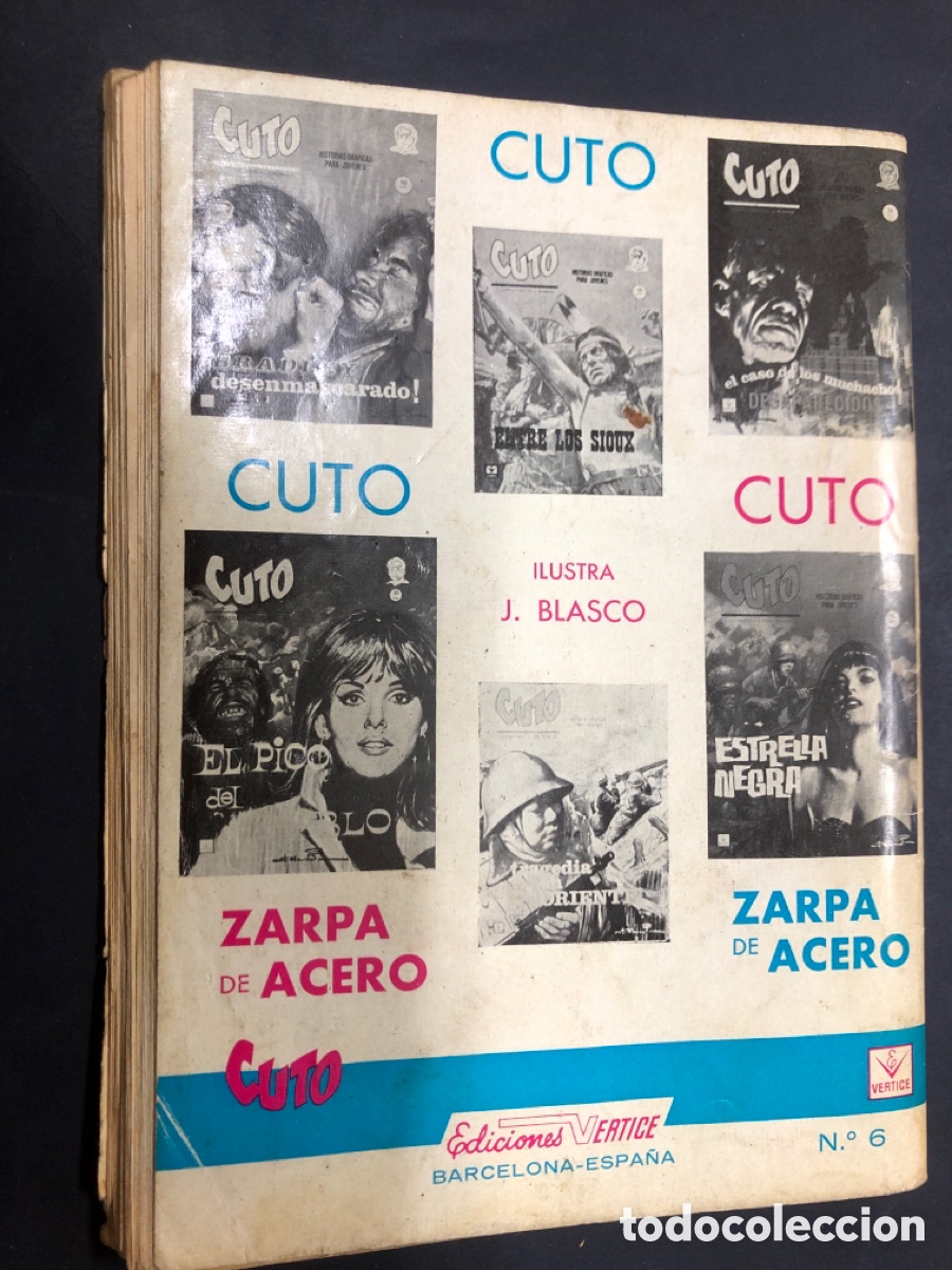 C&oacute;mics: COMIC CUTO N&ordm; 6 EDITORIAL VERTICE FORMATO GRAPA - Foto 2