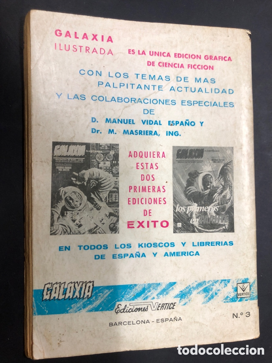 C&oacute;mics: COMIC GALAXIA N&ordm; 3 EDITORIAL VERTICE FORMATO GRAPA - Foto 2